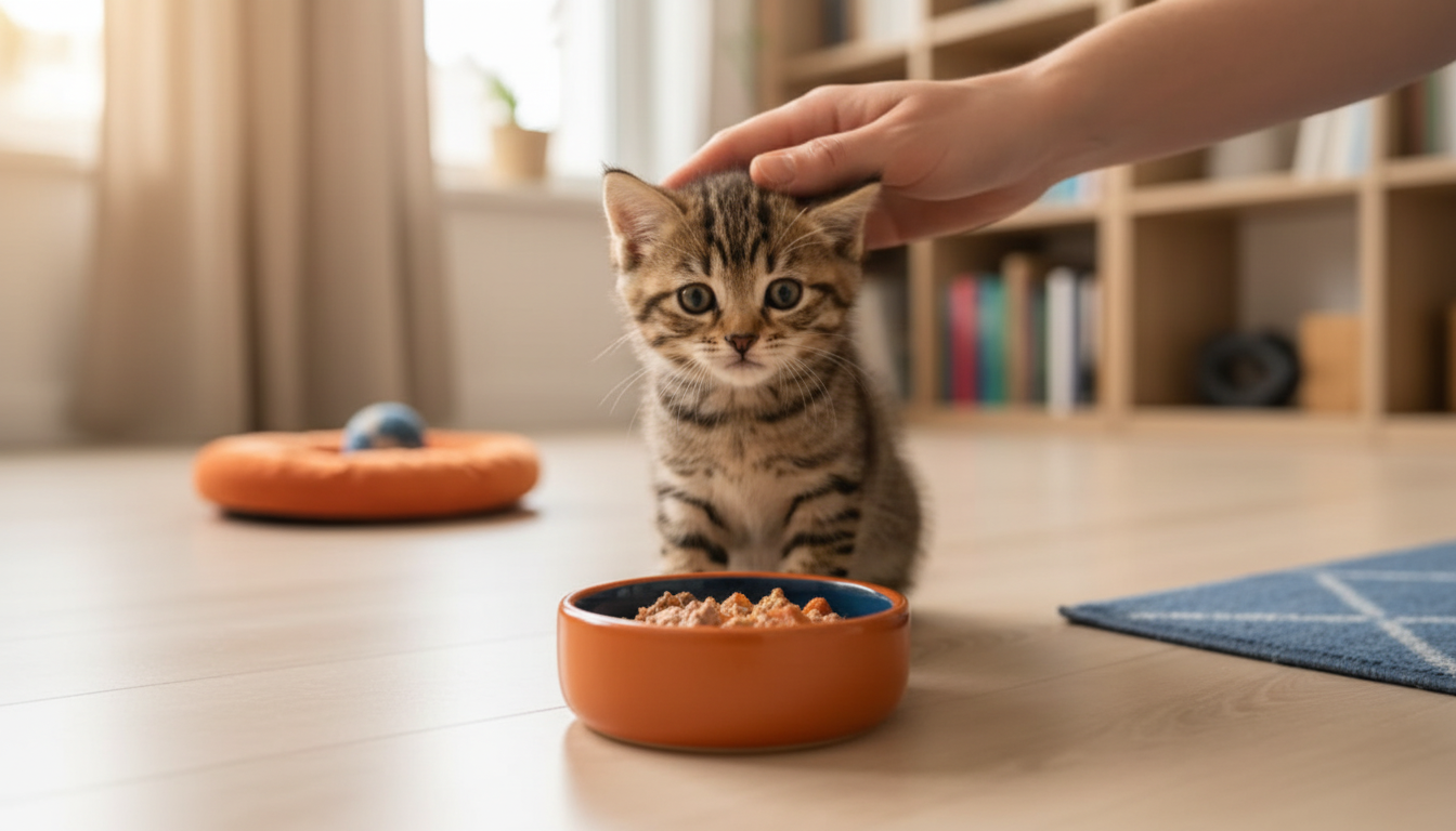 Kitten Feeding Guide: Daily Amounts by Age & Food Type
